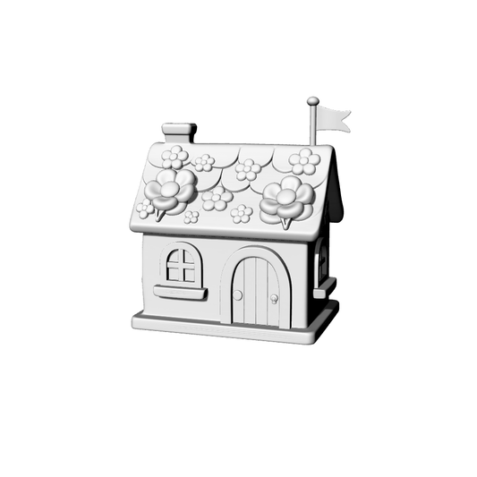 MRY-SFW LYTB104  Miniature Scene Model Dream Fairy Tale Town Cute Flower House