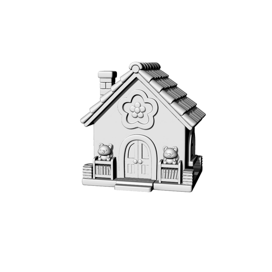 MRY-SFW LYTB111  Miniature Scene Model Fairy Tale Style Cute Book House Children Book House