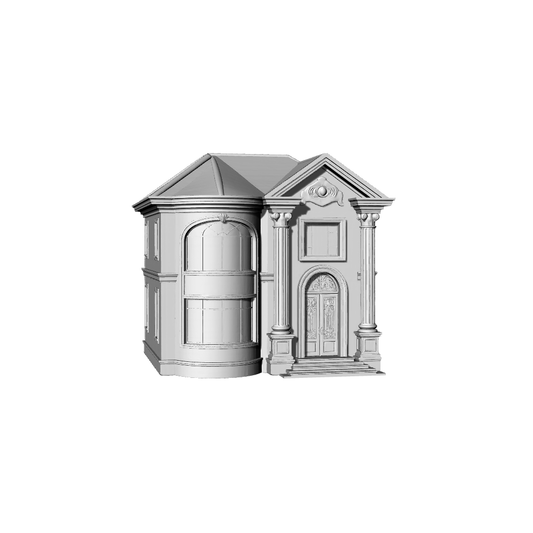 MRY-SFW LYTB128  Miniature Scene Model European Luxury Single Family Villa Classical Palace Style Building