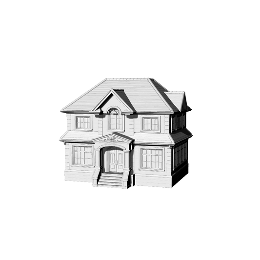 MRY-SFW LYTB131  Miniature Scene Model American Manor Style Single Family Villa Building
