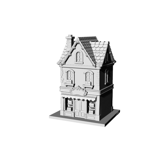 MRY-SFW LYTB134  Miniature Scene Model Fairy Tale Style Luggage Shop European Commercial Building Fairy Tale House Series