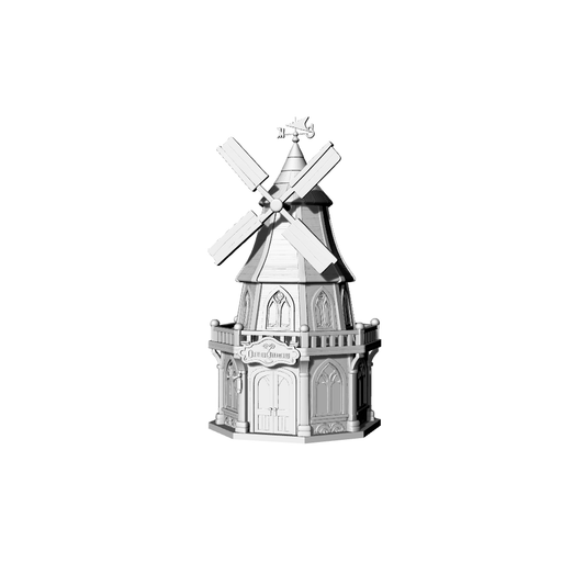MRY-SFW LYTB136  Miniature Scene Model Fairy Tale Style Windmill Commercial Building Fairy Tale House Series