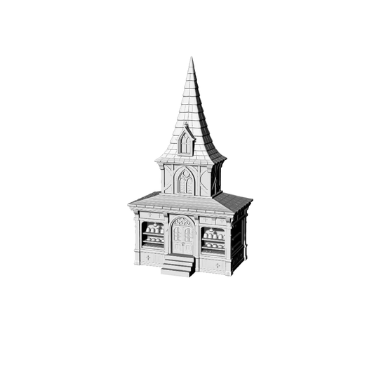 MRY-SFW LYTB139  Miniature Scene Model Fairy Tale Style Gothic Magic Shop Fairy Tale House Series