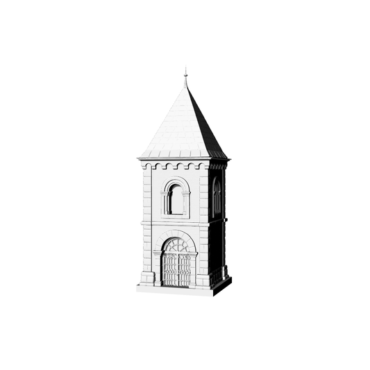 MRY-SFW LYTB157  Miniature Scene Model New Roman Style Brick And Stone Tower Small Building