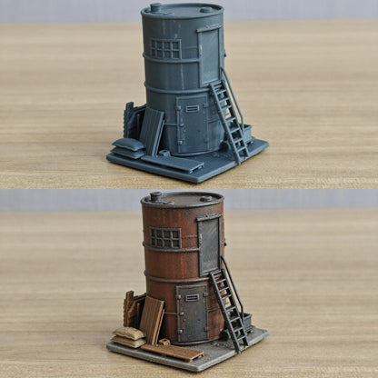 Wasteland Diorama Building – Oil Drum Hut B MRY-SFW LYTB1140