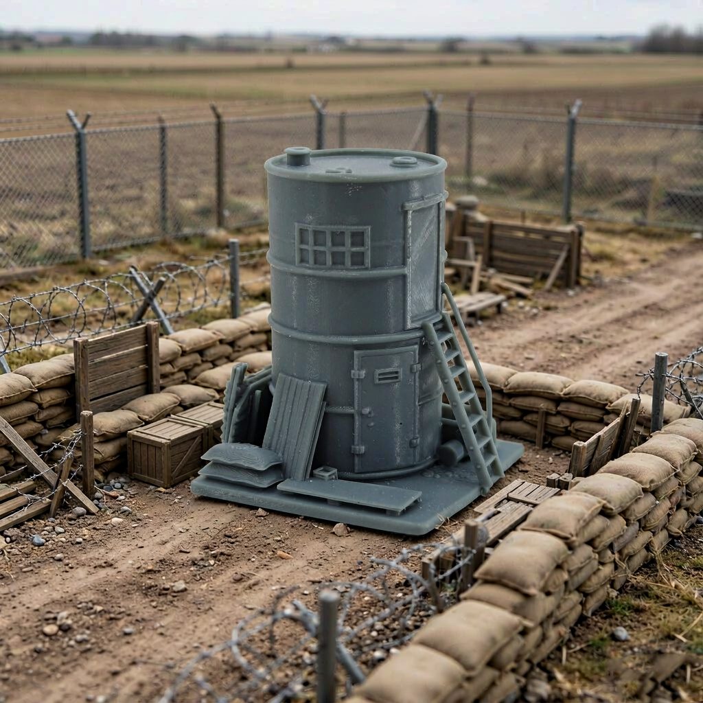 Wasteland Diorama Building – Oil Drum Hut B MRY-SFW LYTB1140