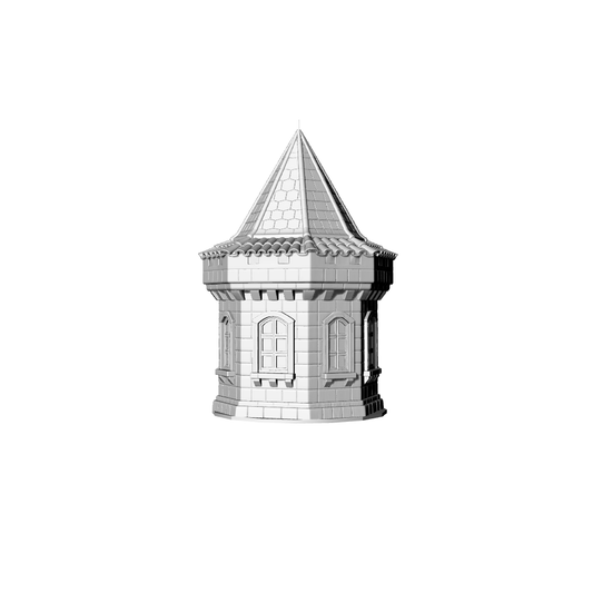 MRY-SFW LYTB163  Miniature Scene Model Octagonal Tower Small Building