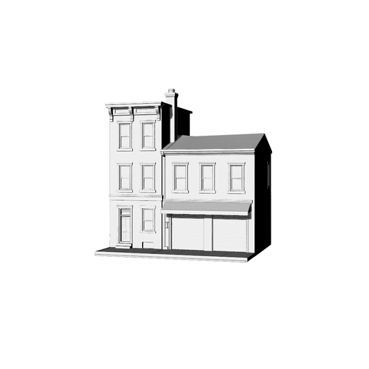 MRY-SFW LYTB173  Miniature Scene Model American Building Parking Residential Building American Apartment