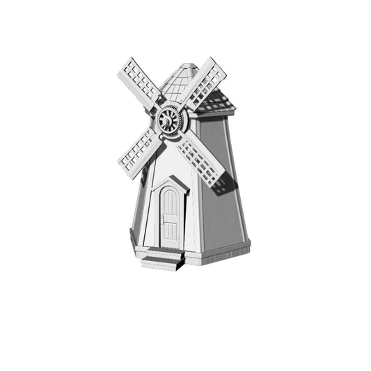 MRY-SFW LYTB180  Miniature Scene Building Model American Country Style Building Windmill Building Model