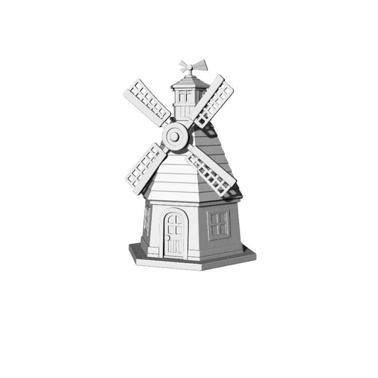 MRY-SFW LYTB193  Miniature Scene Building Model Dutch Cute Windmill House Small Building