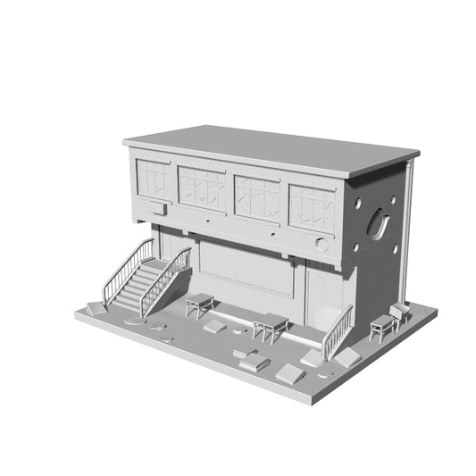 MRY-SFW LYTB222  3D Printed Post-Apocalyptic Abandoned Kindergarten Terrain for Tabletop Wargaming