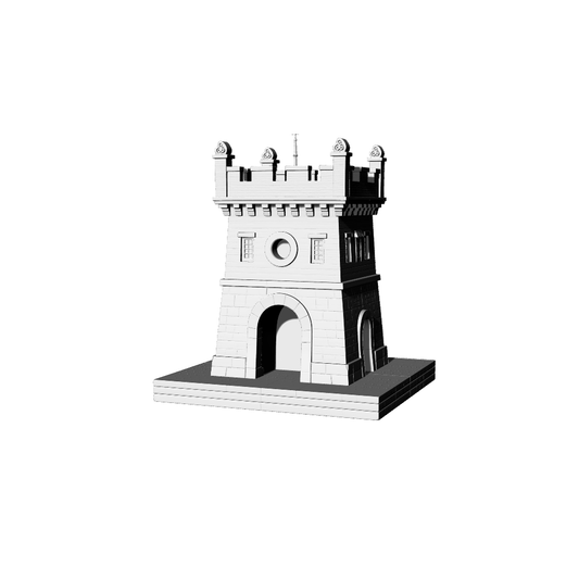 MRY-SFW LYTB307  Miniature Scene Building Model Square Multi Storey Tower Building