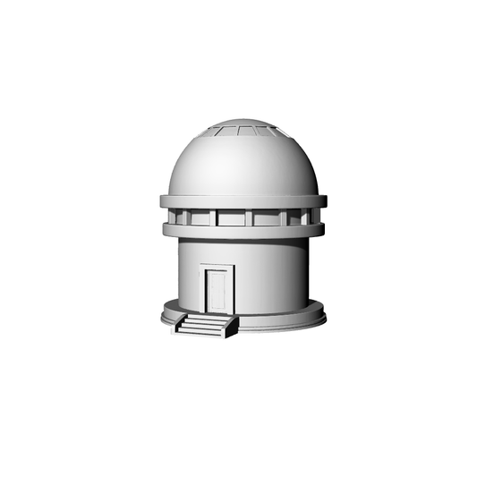 MRY-SFW LYTB313  Miniature Scene Building Model Modernism Observatory Sci Fi Observation Deck Circular Building