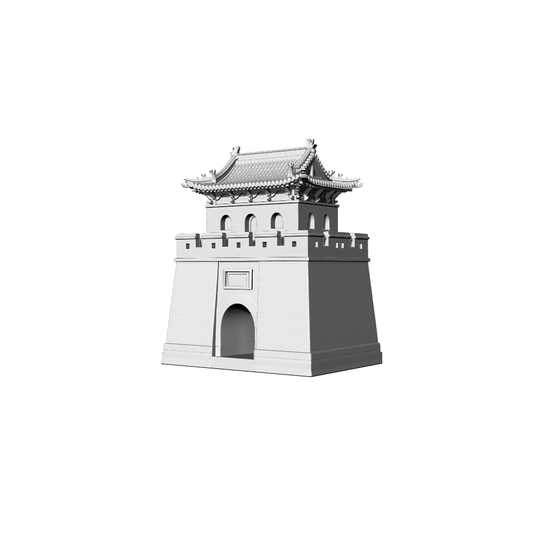 MRY-SFW LYTB316  Miniature Scene Building Model Chinese Classical Style City Tower Building