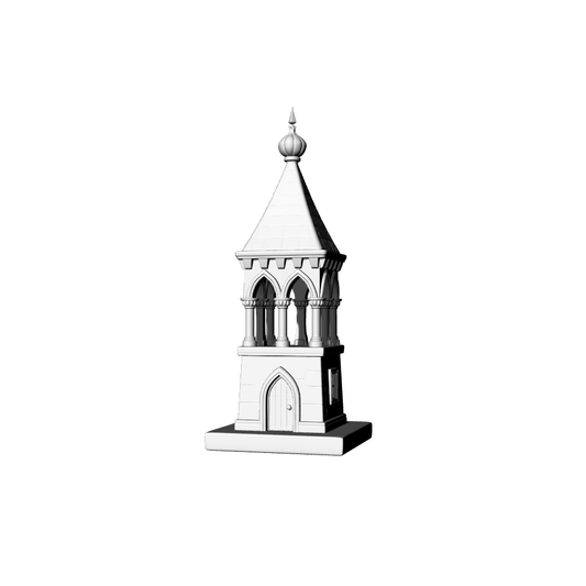 MRY-SFW LYTB335  Miniature Scene Building Model Gothic Fairy Tale Spire Castle Tower Desktop Ornament