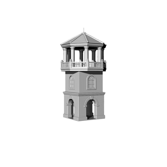 MRY-SFW LYTB337  Miniature Scene Building Model Neoclassical Double Viewing Building European Classical Garden Ornament