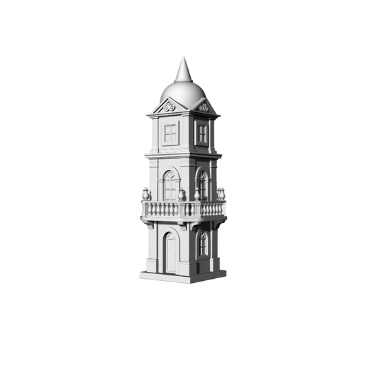 MRY-SFW LYTB339  Miniature Scene Building Model Baroque Vertical Tower Neoclassical Desktop Ornament