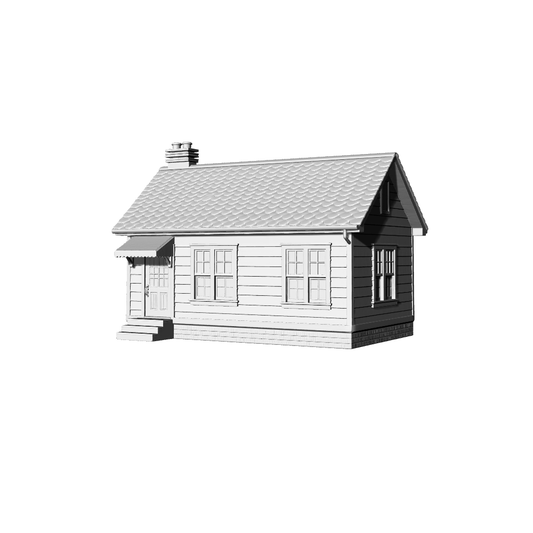 MRY-SFW LYTB360  Miniature Scene Building Model American Building Single Storey American Country Residential Building
