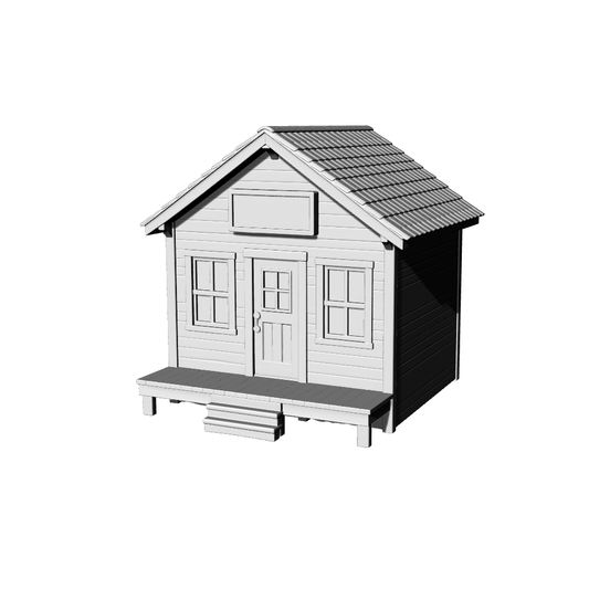 MRY-SFW LYTB368  Miniature Scene Building Model American Country Shop Small Shop Industrial Style House