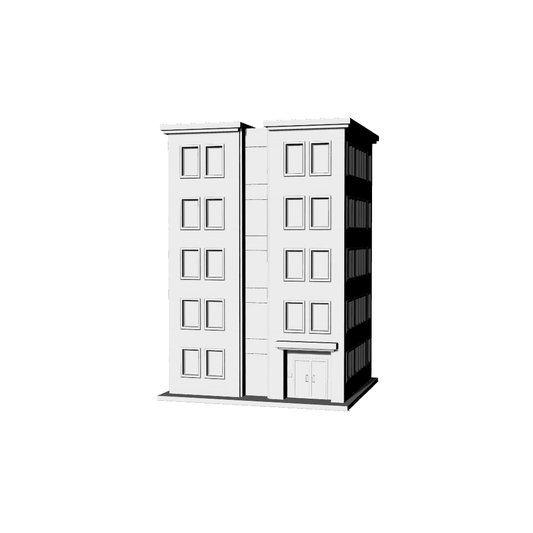 MRY-SFW LYTB378  Miniature Scene Building Model Modern Style Office Building Commercial Building City Street View Desktop Ornament