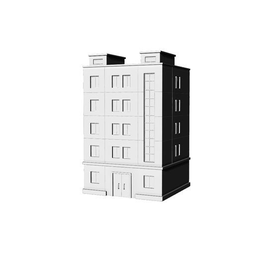 MRY-SFW LYTB379  Miniature Scene Building Model Modern Style Office Commercial Building Office Building City Street View Building Ornament
