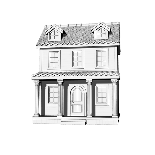 MRY-SFW LYTB382  Miniature Scene Building Model American Classical Style Building Cottage Country Building Ornament