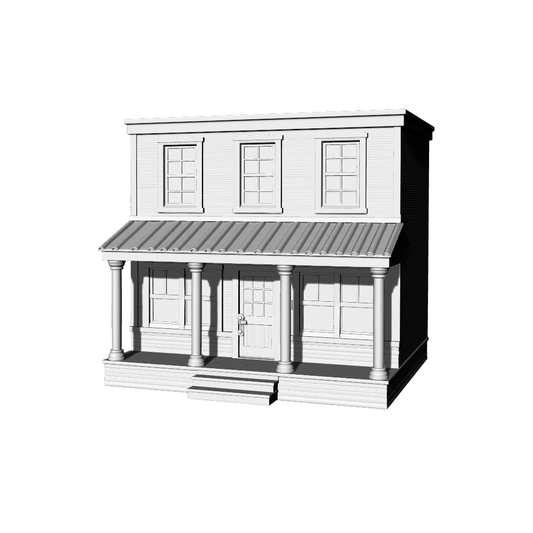 MRY-SFW LYTB387  Miniature Scene Building Model American Western Style Grocery Single Building Street View Ornament