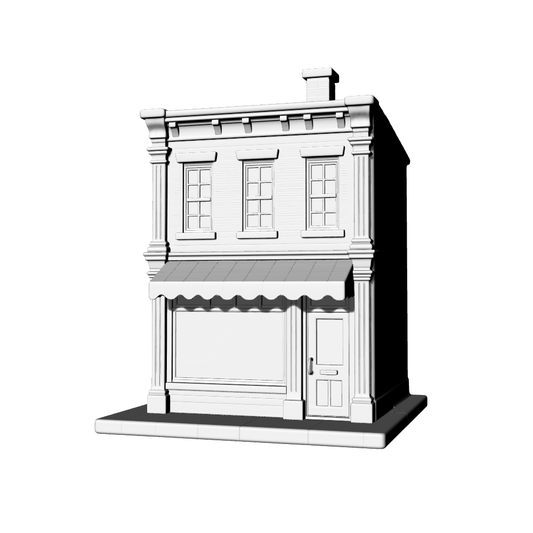 MRY-SFW LYTB388  Miniature Scene Building Model American Street Shop Retro Shop Street View Ornament