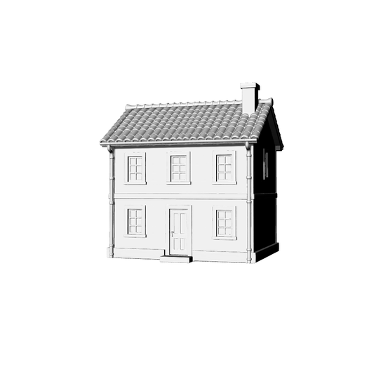 MRY-SFW LYTB401  Miniature Scene Building Model Two Story European Single Family House European Town Building Desktop Decor
