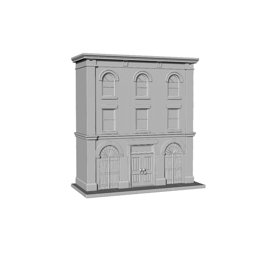 MRY-SFW LYTB411  Miniature Scene Building Model Neoclassical Three Story Townhouse Building