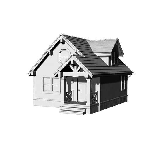 MRY-SFW LYTB425  Miniature Scene Building Model American Country Style Residential Building Decor