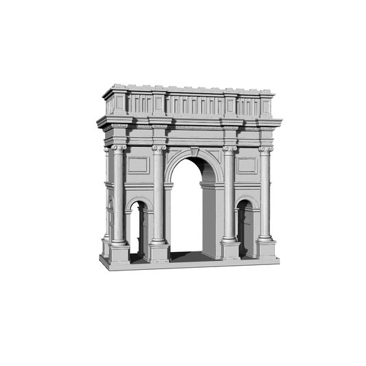 MRY-SFW LYTB429  Miniature Scene Building Model Neoclassical Triumphal Arch Style Building