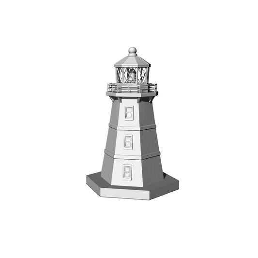 MRY-SFW LYTB430  Miniature Scene Building Model North American Coastal Style Lighthouse Building Model Decor