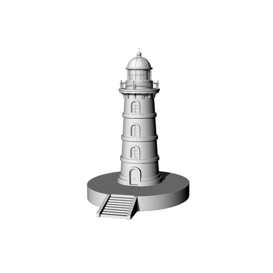 MRY-SFW LYTB431  Miniature Scene Building Model European Coastal Style Lighthouse Building Model Decor