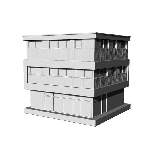 MRY-SFW LYTB435B  Miniature Scene Building Model Modern Japanese Minimalist Single Bank