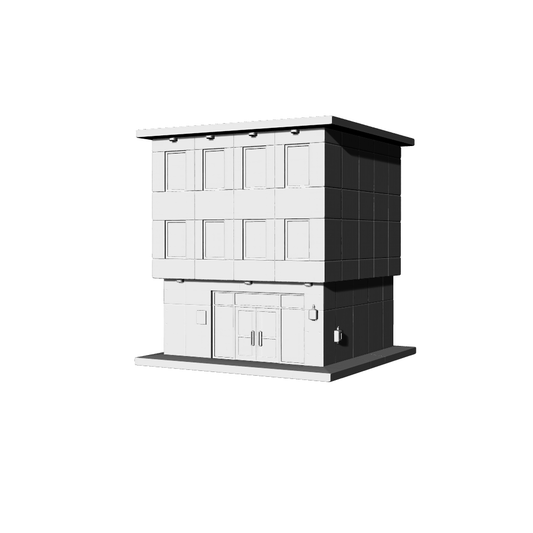 MRY-SFW LYTB435D  Miniature Scene Building Model Modern Japanese Minimalist Single Bank