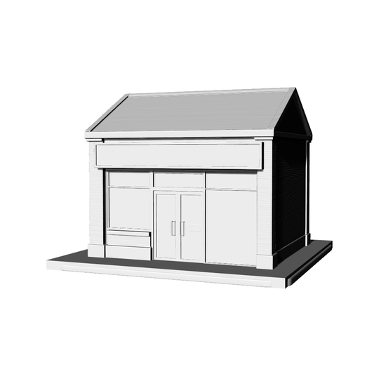 MRY-SFW LYTB435G  Miniature Scene Building Model Modern Japanese Minimalist Single Bank