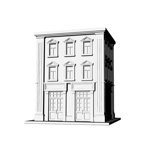 MRY-SFW LYTB436A  Miniature Scene Building Model Neoclassical European Classical Single Bank
