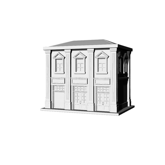 MRY-SFW LYTB436B  Miniature Scene Building Model Neoclassical European Classical Single Bank