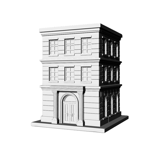 MRY-SFW LYTB436C  Miniature Scene Building Model Neoclassical European Classical Single Bank