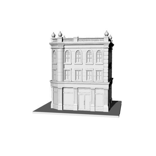 MRY-SFW LYTB436D  Miniature Scene Building Model Neoclassical European Classical Single Bank