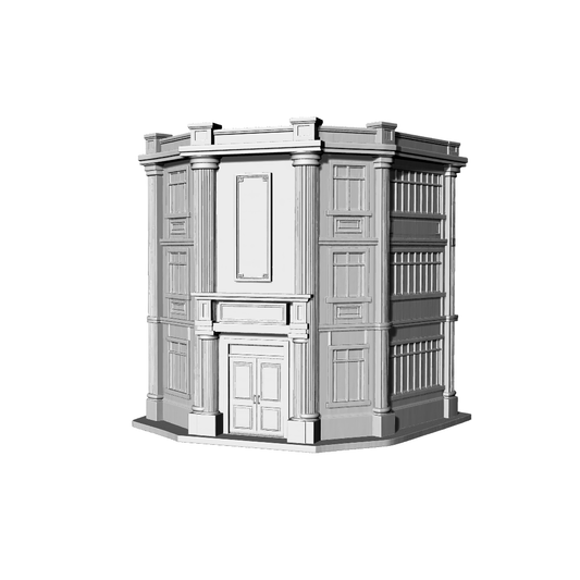 MRY-SFW LYTB436E  Miniature Scene Building Model Neoclassical European Classical Single Bank