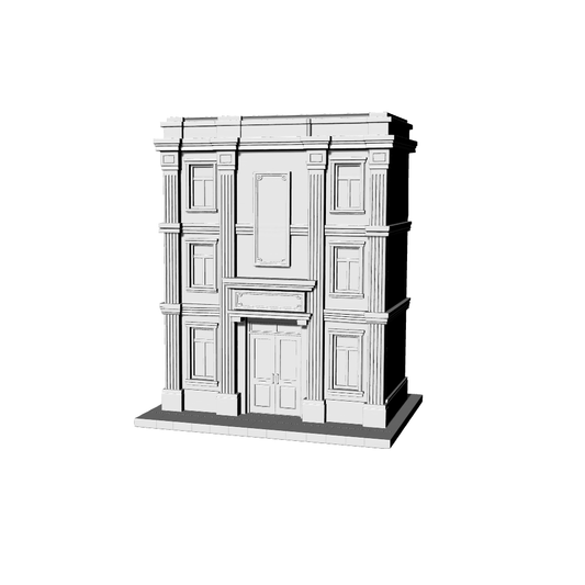 MRY-SFW LYTB436F  Miniature Scene Building Model Neoclassical European Classical Single Bank