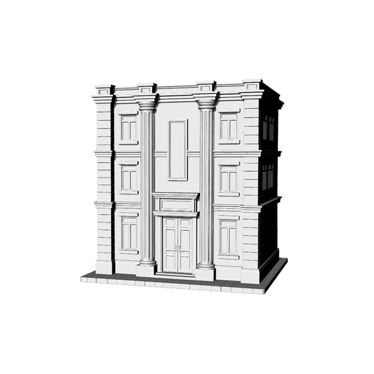MRY-SFW LYTB436G  Miniature Scene Building Model Neoclassical European Classical Single Bank