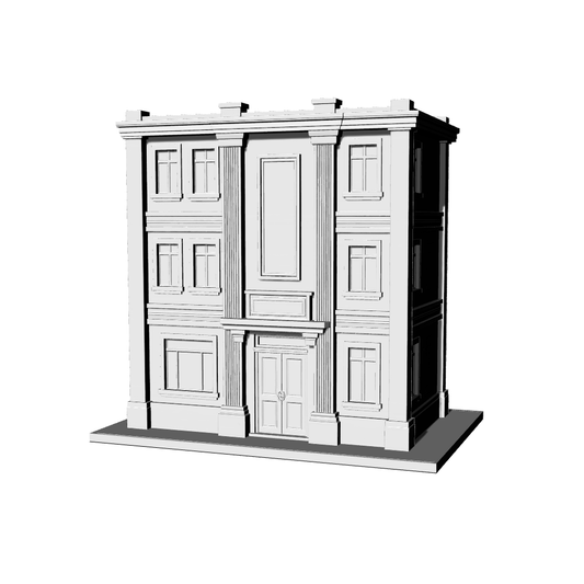 MRY-SFW LYTB436H  Miniature Scene Building Model Neoclassical European Classical Single Bank