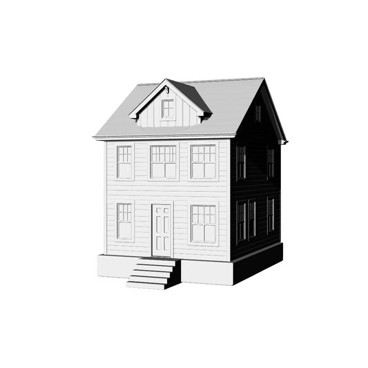 MRY-SFW LYTB438C  Miniature Scene Building Model Modern American City Villa