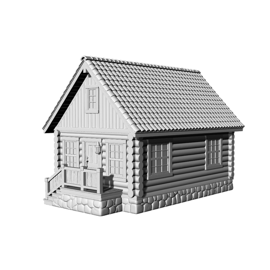 MRY-SFW LYTB440G  Miniature Scene Building Model Colonial Revival American Country Villa