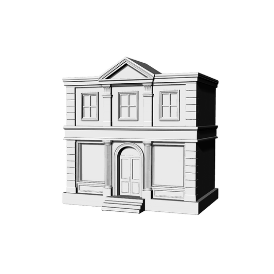 MRY-SFW LYTB447A  Miniature Scene Building Model Neoclassical Era American Single Family Shop