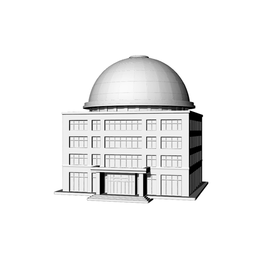 MRY-SFW LYTB452A  Miniature Scene Building Model Modern Architecture Large Financial Institution Bank Building Model Ornament