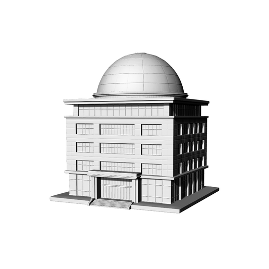 MRY-SFW LYTB452B  Miniature Scene Building Model Modern Architecture Large Financial Institution Bank Building Model Ornament